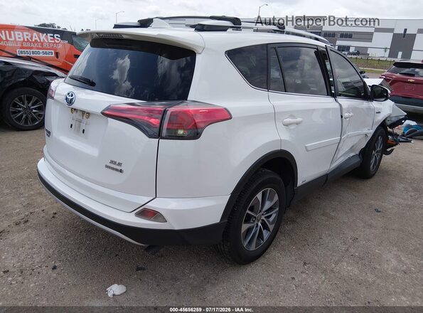 JTMRJREV7GD022190 2016 TOYOTA RAV4 HYBRID White Rear right