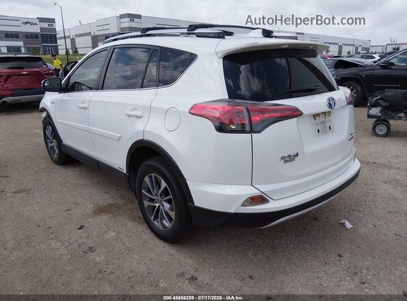 JTMRJREV7GD022190 2016 TOYOTA RAV4 HYBRID White Rear left