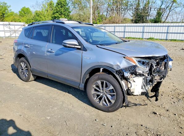JTMRJREV7JD196753 2018 TOYOTA RAV4 Silver Передня права чверть