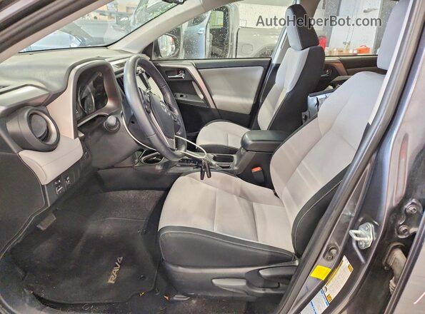 JTMRJREV8GD001641 2016 TOYOTA RAV4 Gray Widok wnętrza z przodu