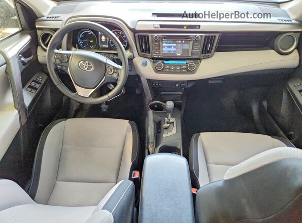 JTMRJREV8GD001641 2016 TOYOTA RAV4 Gray Widok deski rozdzielczej