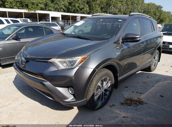 JTMRJREV8GD024028 2016 TOYOTA RAV4 HYBRID Gray Առջևի ձախ երեք քառորդ տեսարան