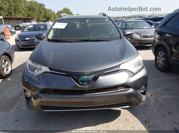 JTMRJREV8GD024028 2016 TOYOTA RAV4 HYBRID Gray Սարքավորումների վահանակի տեսք