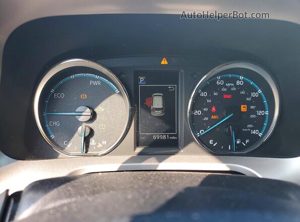 JTMRJREV8JD238766 2018 TOYOTA RAV4 White Instrument cluster view