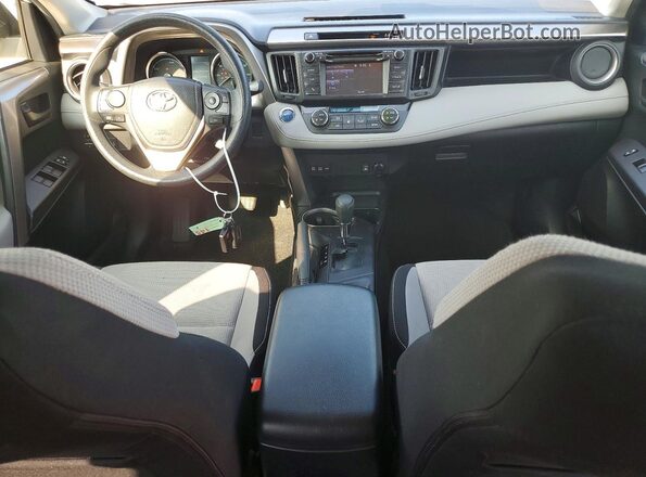 JTMRJREV8JD238766 2018 TOYOTA RAV4 White Dashboard view