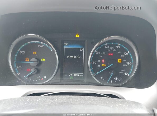JTMRJREV9GD042845 2016 TOYOTA RAV4 HYBRID Silver Հետևի նստատեղերի տեսք