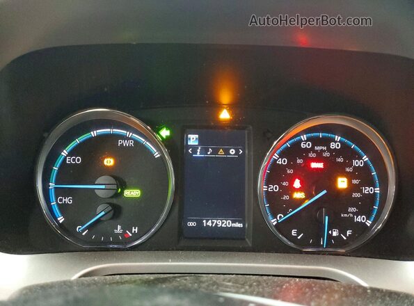 JTMRJREV9GD058768 2016 TOYOTA RAV4 Белый Вид щитка приборов