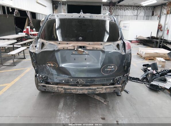 JTMRJREV9JD237030 2018 TOYOTA RAV4 HYBRID Gray 