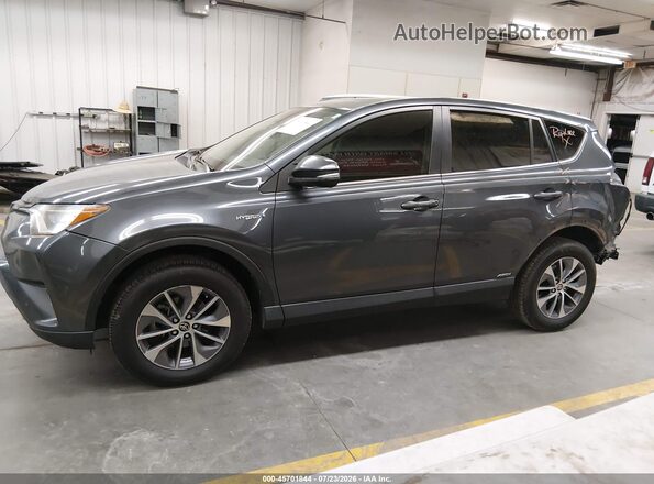 JTMRJREV9JD237030 2018 TOYOTA RAV4 HYBRID Gray 