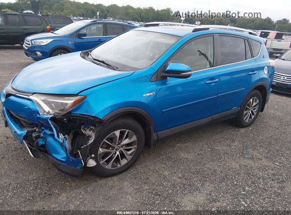 JTMRJREVXGD001172 2016 TOYOTA RAV4 HYBRID Blue Vista tres cuartos delantera izquierda