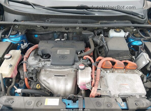 JTMRJREVXGD001172 2016 TOYOTA RAV4 HYBRID Blue Vista trasera
