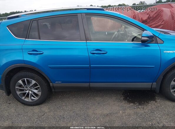 JTMRJREVXGD001172 2016 TOYOTA RAV4 HYBRID Blue Vista interior trasera