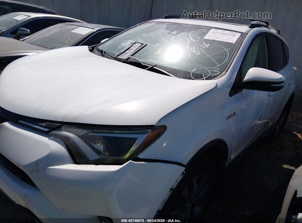 JTMRJREVXJD180207 2018 TOYOTA RAV4 HYBRID Белый Передняя левая четверть
