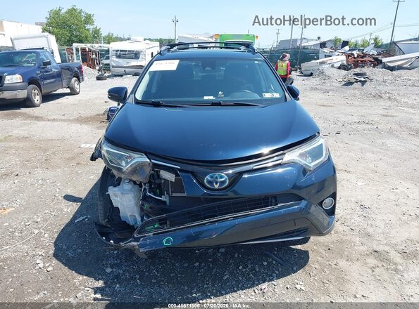 JTMRJREVXJD232936 2018 TOYOTA RAV4 HYBRID Dark Blue Սարքավորումների վահանակի տեսք