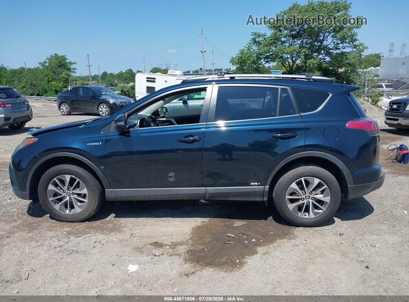 JTMRJREVXJD232936 2018 TOYOTA RAV4 HYBRID Dark Blue Սալոնի 360 աստիճան տեսք