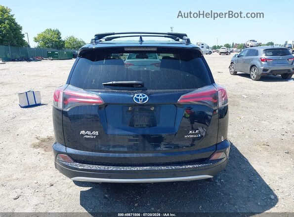 JTMRJREVXJD232936 2018 TOYOTA RAV4 HYBRID Dark Blue 