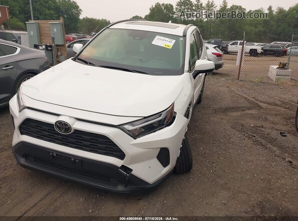 JTMRWRFV0SD310142 2025 TOYOTA RAV4 HYBRID White Vista tres cuartos delantera izquierda