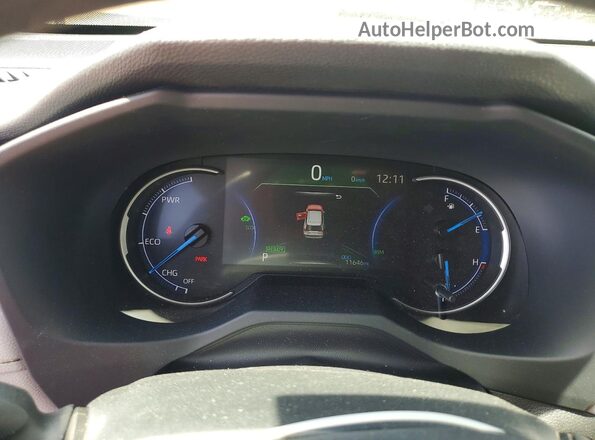 JTMRWRFV0SJ066414 2025 TOYOTA RAV4 Blue Вид щитка приладів
