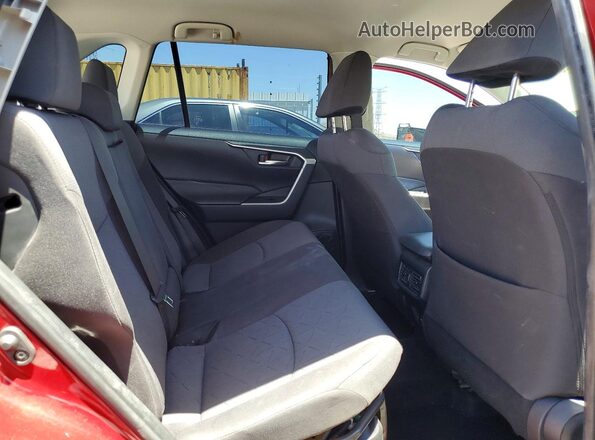 JTMRWRFV1MD132891 2021 TOYOTA RAV4 Burgundy უკანა სავარძლების ხედი