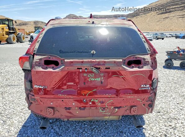 JTMRWRFV1MD132891 2021 TOYOTA RAV4 Burgundy უკანა ხედი