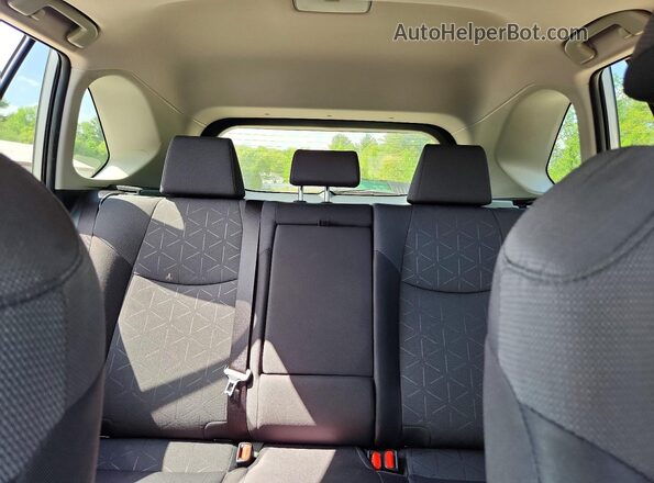 JTMRWRFV1SD337138 2025 TOYOTA RAV4 Gray Հետևի նստատեղերի տեսք