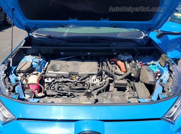 JTMRWRFV2KD003894 2019 TOYOTA RAV4 Синий Вид подкапотного пространства