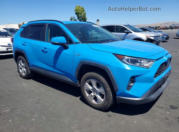 JTMRWRFV2KD003894 2019 TOYOTA RAV4 Синий Передняя правая четверть