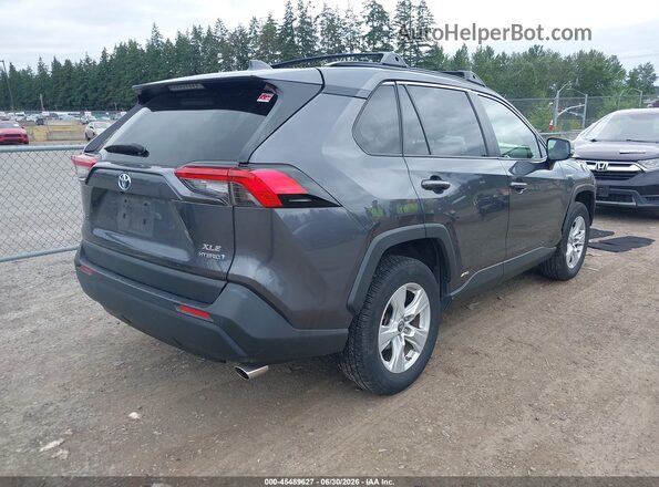 JTMRWRFV2KD015639 2019 TOYOTA RAV4 HYBRID Gray Հետևի աջ
