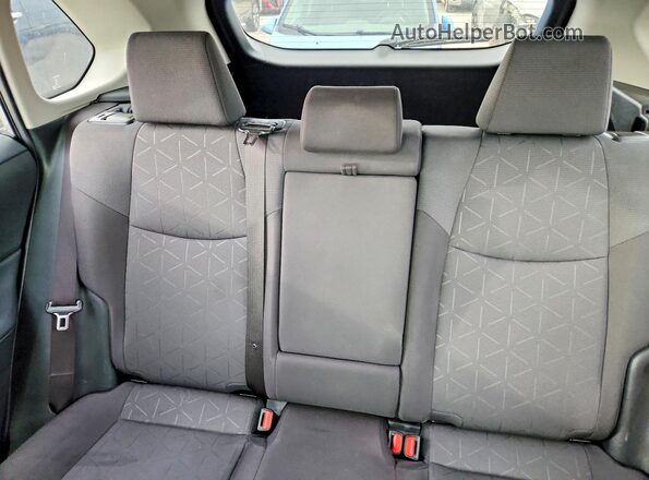 JTMRWRFV2ND155758 2022 TOYOTA RAV4 Silver უკანა სავარძლების ხედი