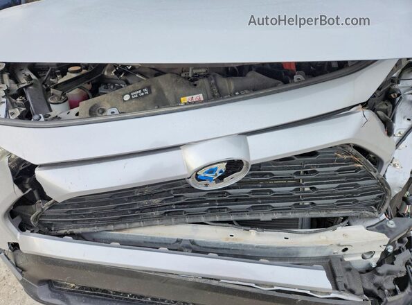 JTMRWRFV2ND155758 2022 TOYOTA RAV4 Silver ძრავის განყოფილების ხედი