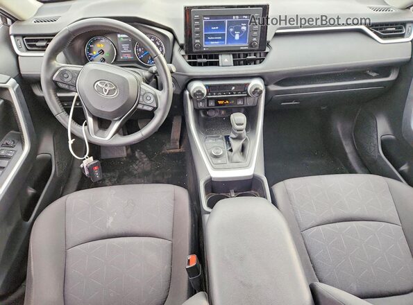 JTMRWRFV2ND155758 2022 TOYOTA RAV4 Silver წინა პანელის ხედი