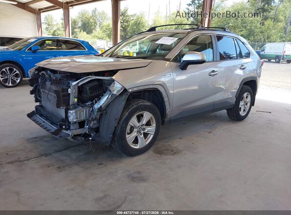 JTMRWRFV3LD048814 2020 TOYOTA RAV4 HYBRID Серебряный Передняя левая четверть