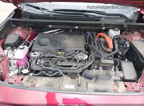 JTMRWRFV3SD277797 2025 TOYOTA RAV4 HYBRID Red Вид ззаду