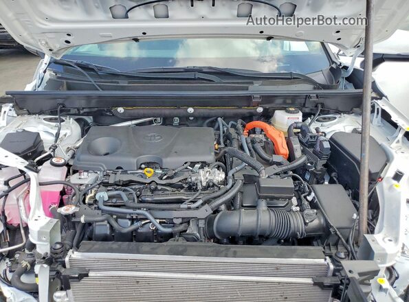 JTMRWRFV3SD326478 2025 TOYOTA RAV4 White ძრავის განყოფილების ხედი