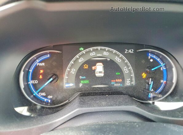 JTMRWRFV3SD326478 2025 TOYOTA RAV4 White ხელსაწყოთა პანელის ხედი