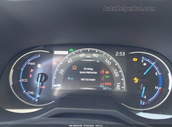 JTMRWRFV3SD333026 2025 TOYOTA RAV4 HYBRID White Вид задніх сидінь