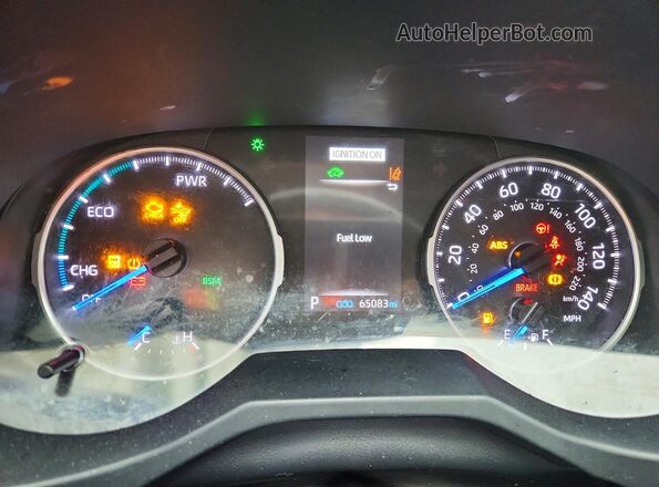 JTMRWRFV4ND568359 2022 TOYOTA RAV4 Серый Вид щитка приборов