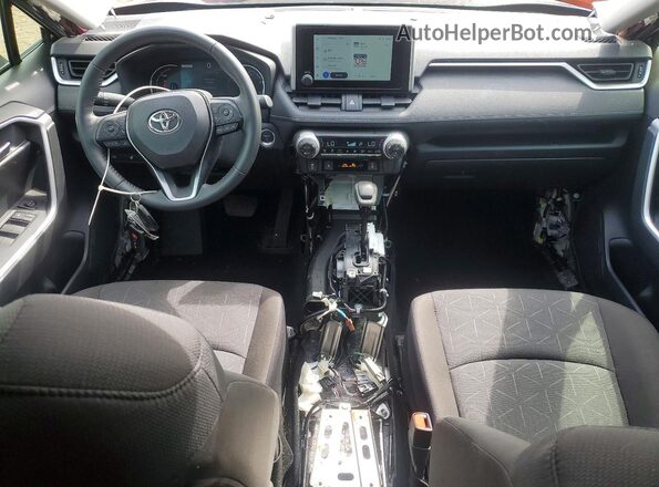 JTMRWRFV4SD277372 2025 TOYOTA RAV4 Blue Widok deski rozdzielczej