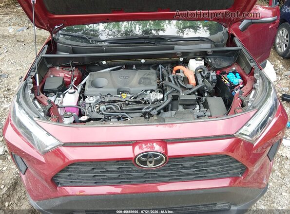 JTMRWRFV4SD294589 2025 TOYOTA RAV4 HYBRID Burgundy Rear view