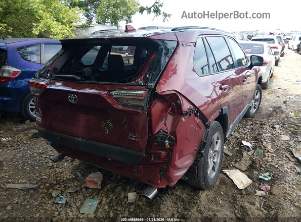 JTMRWRFV4SD294589 2025 TOYOTA RAV4 HYBRID Burgundy Rear right