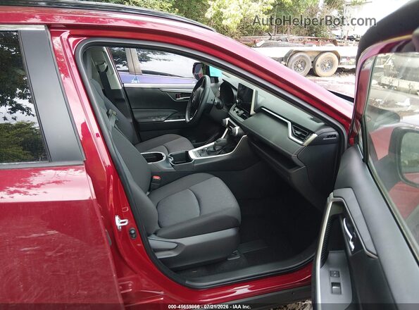 JTMRWRFV4SD294589 2025 TOYOTA RAV4 HYBRID Burgundy Front interior view
