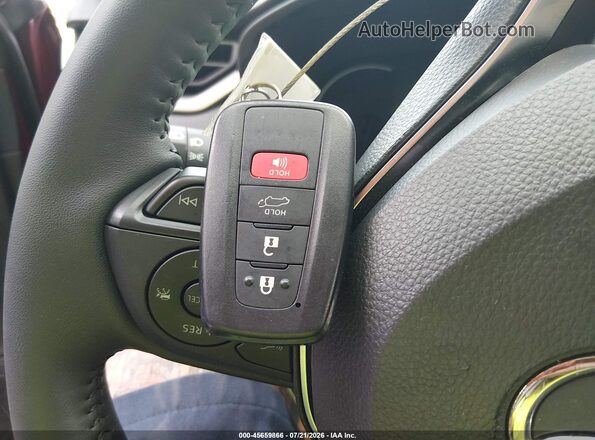 JTMRWRFV4SD294589 2025 TOYOTA RAV4 HYBRID Burgundy Dashboard view