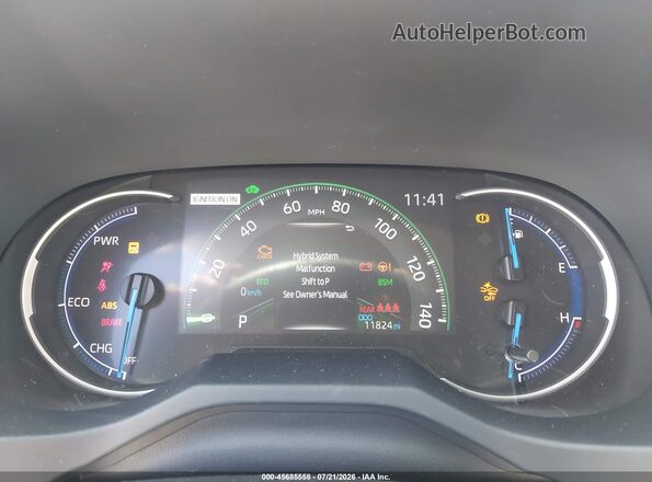 JTMRWRFV4SD300648 2025 TOYOTA RAV4 HYBRID White Հետևի նստատեղերի տեսք