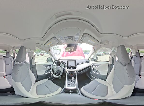 JTMRWRFV5SD305003 2025 TOYOTA RAV4 Red Vista interior de 360 grados
