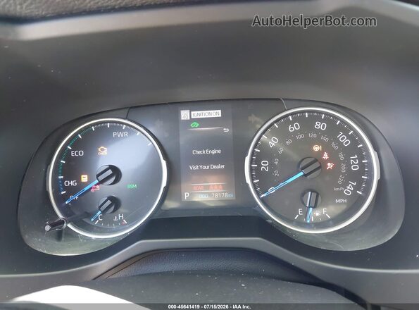 JTMRWRFV6LD549888 2020 TOYOTA RAV4 HYBRID White Вид задніх сидінь