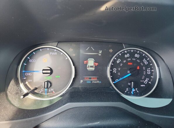 JTMRWRFV6ND564751 2022 TOYOTA RAV4 Серебряный Вид щитка приборов