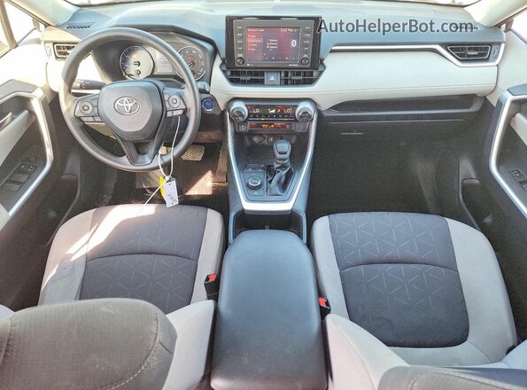 JTMRWRFV6ND564751 2022 TOYOTA RAV4 Серебряный Вид панели приборов