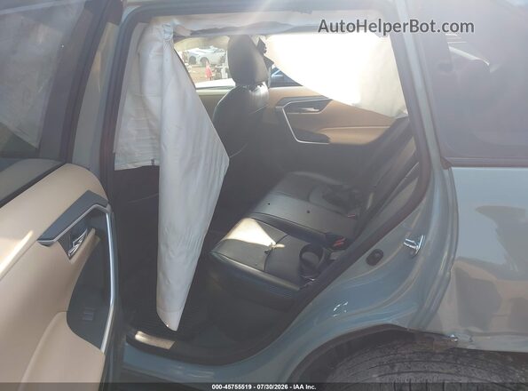 JTMRWRFV7ND157019 2022 TOYOTA RAV4 HYBRID Gray Vista de la etiqueta del VIN