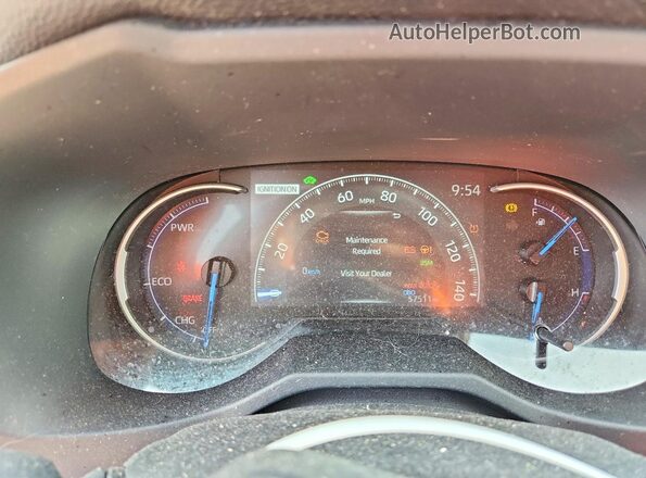JTMRWRFV7PD207825 2023 TOYOTA RAV4 Серый Вид щитка приборов