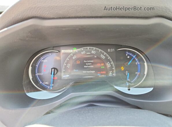 JTMRWRFV7RD261077 2024 TOYOTA RAV4 Black ხელსაწყოთა პანელის ხედი